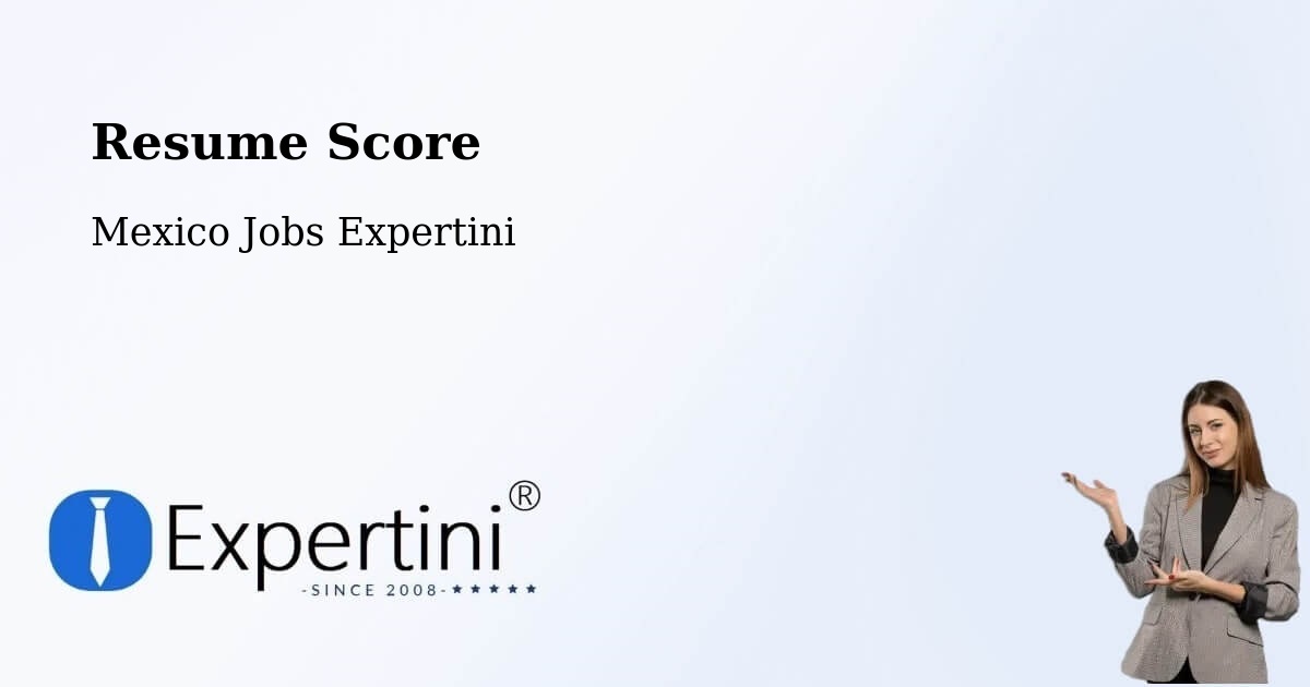 Resume Score & Job Description Match Tool – Cuetzalan - Mexico Jobs Expertini